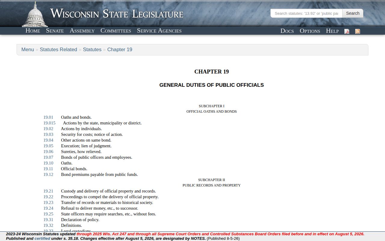 Milwaukee County booking record research under Wisconsin public-records law